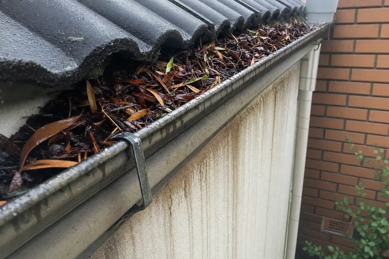 Blocked Gutter Cleaning in Perth
