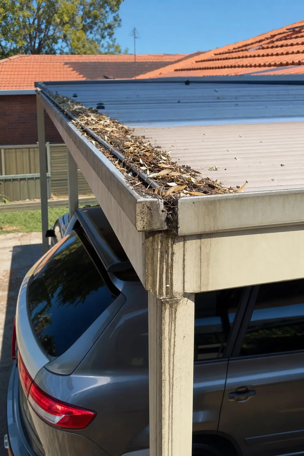 Carport Gutter Cleaning in Perth