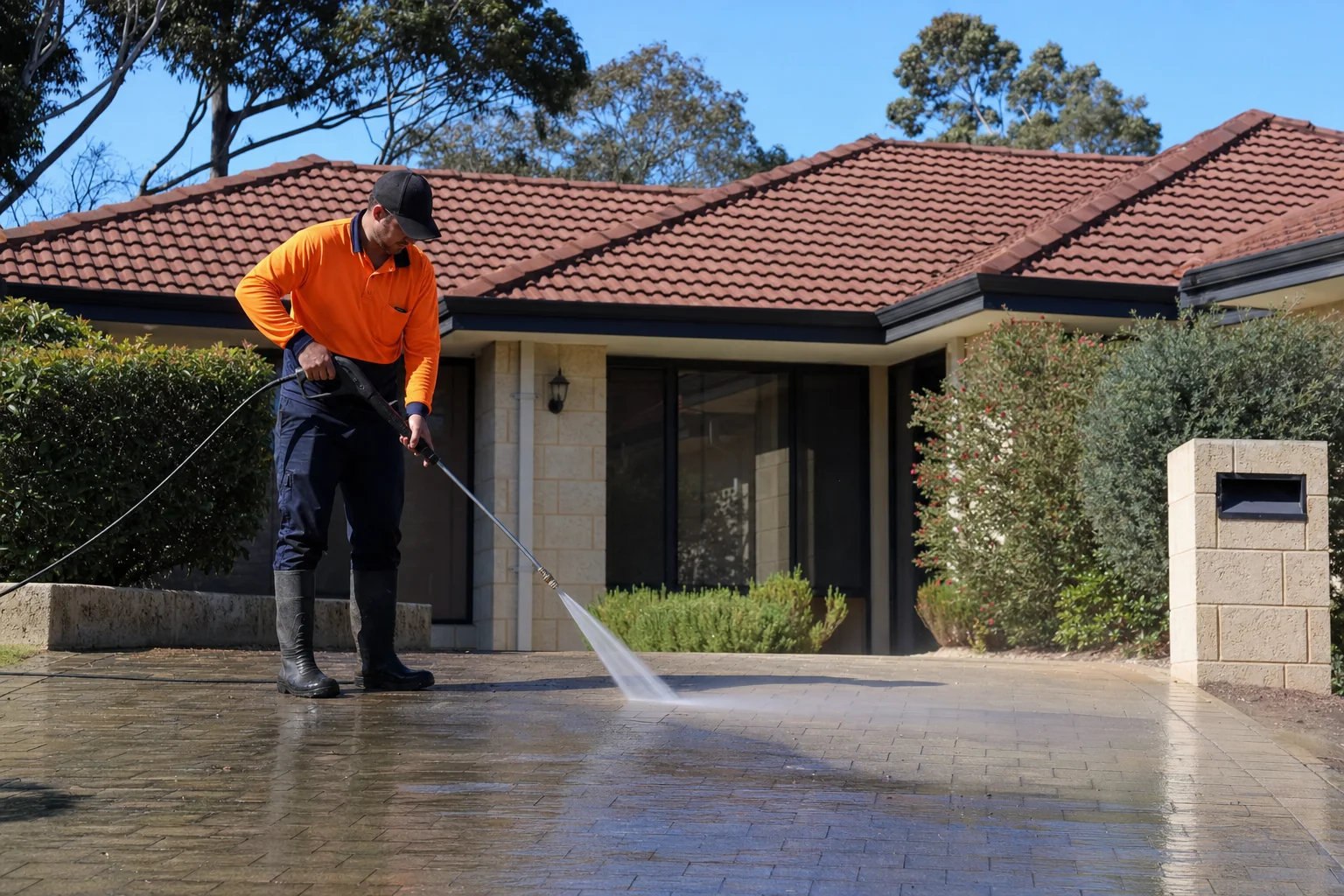 High Pressure Cleaning in Perth