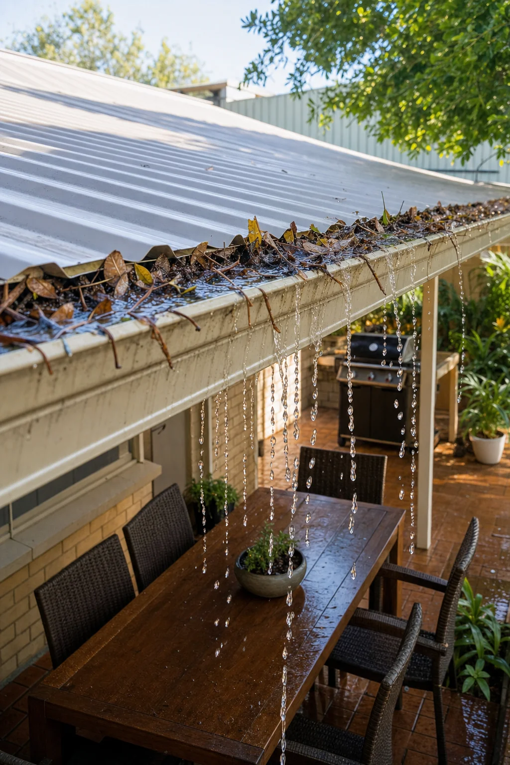 Patio Gutter Cleaning in Perth